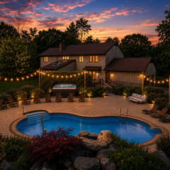 6BR w/ Heated Pool, Fire Pit & Gazebo | Sleeps 22